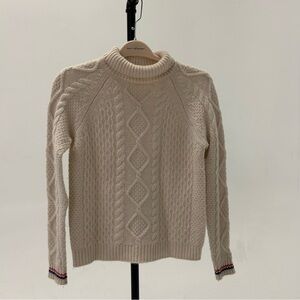 Faherty Cream Cable Knit Sweater